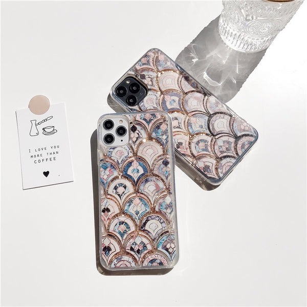 Sparkling Flow Glitter Mermaid iPhone Case